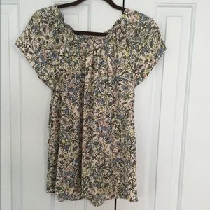 Pretty floral print blouse from LOFT Outlet